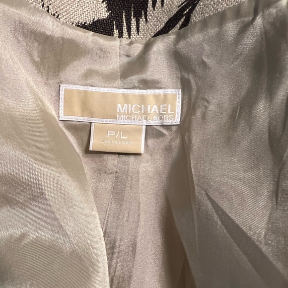Michael Kors Size P/L Top Jacket Women’s Linen - Picture 7 of 7